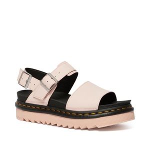 DE MARTENS BLAIRE PATENT LAMPER SANDAL SZ 8